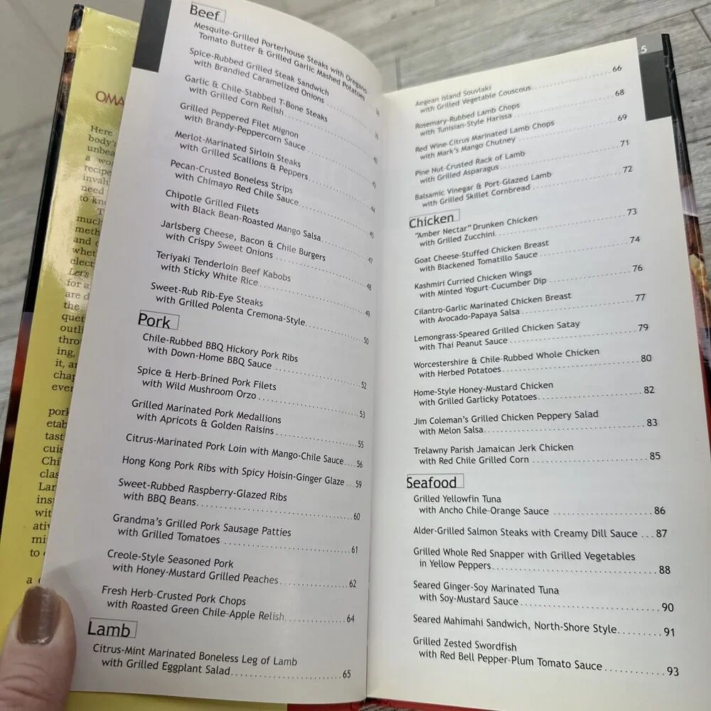 Omaha‎ Steaks - Let's Grill Hardcover Cookbook - by Simon & Harrisson BBQ